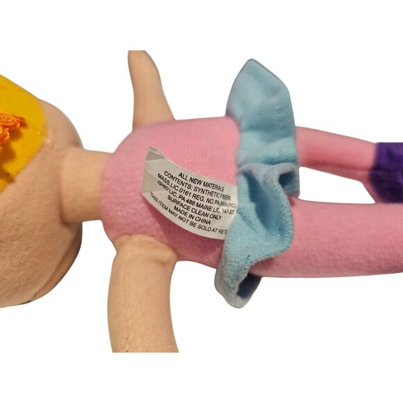 Nickelodeon Nanco Rugrats Angelica‎ Pickles Plush Ballerina 2004 Vintage Toy 9" - Picture 4 of 8